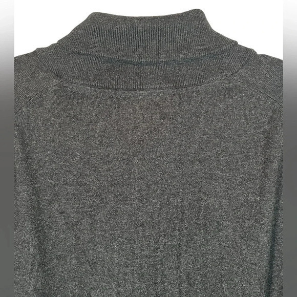 HAWKER RYE COTTON CASHMERE SHAWL COLLAR GRAY SWEATER MEN'S SIZE XXL - Picture 5 of 7